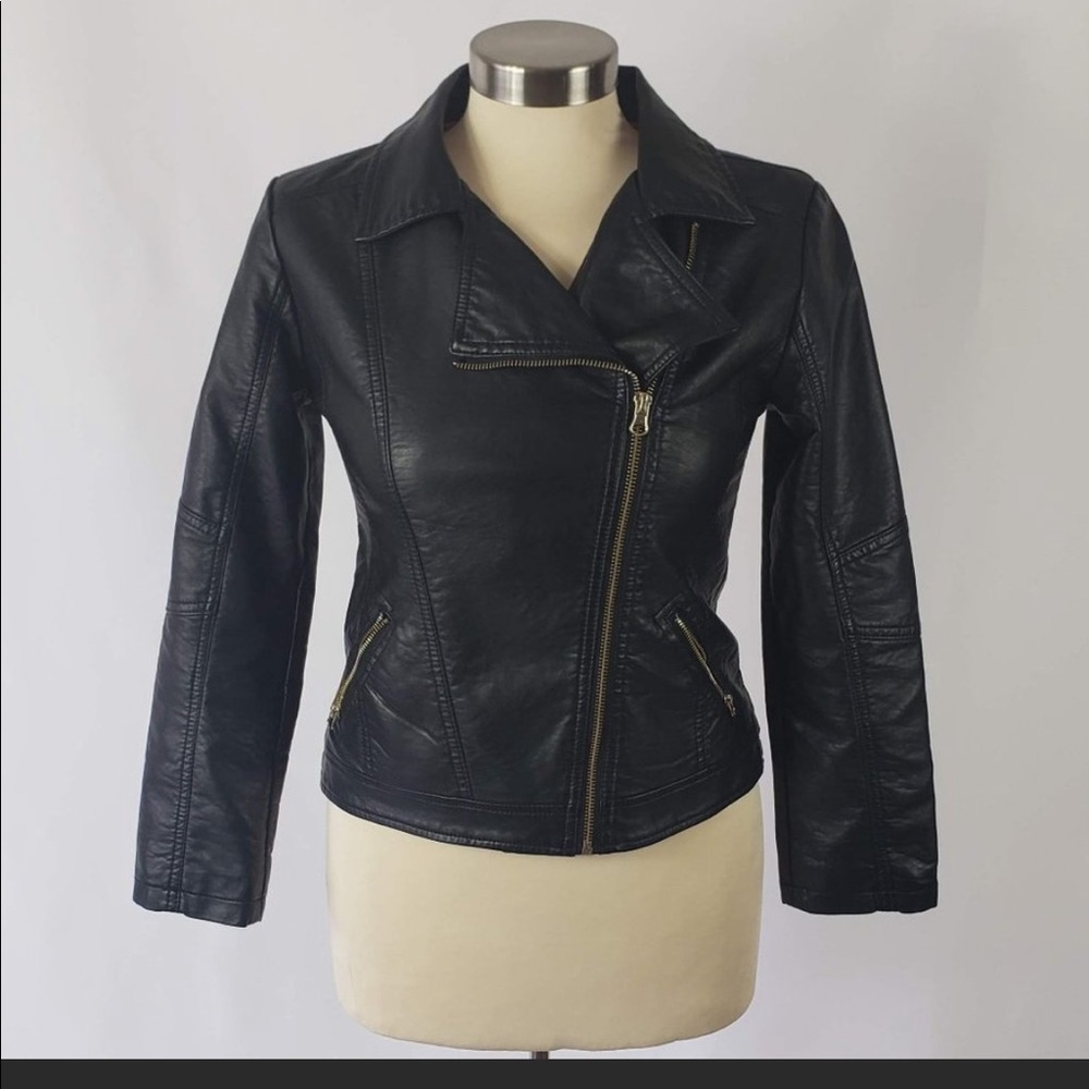 Cherokee faux leather jacket